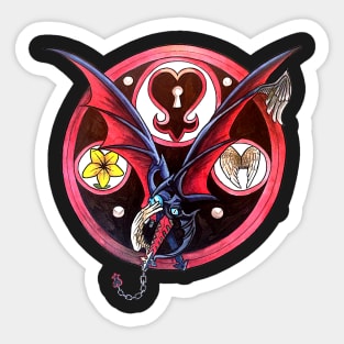 Riku Stained Glass Emblem Sticker